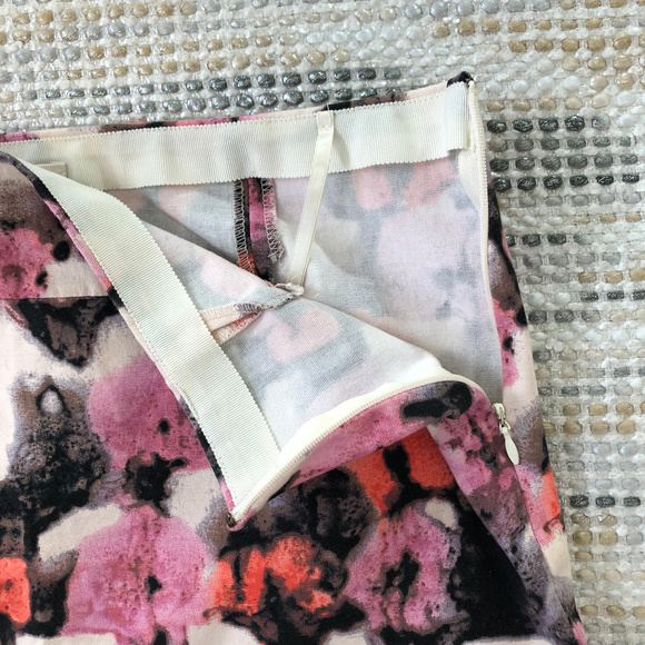 J. Crew Watercolor Floral Mini Skirt, Size 4 - Picture 2 of 5